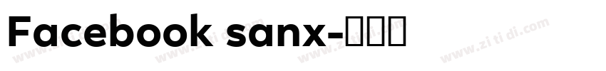 Facebook sanx字体转换 Facebook sanx字体转换